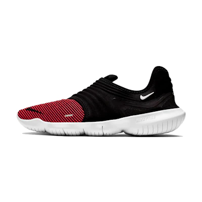 Nike Free RN Flyknit 3.0 'Black Bright Crimson'