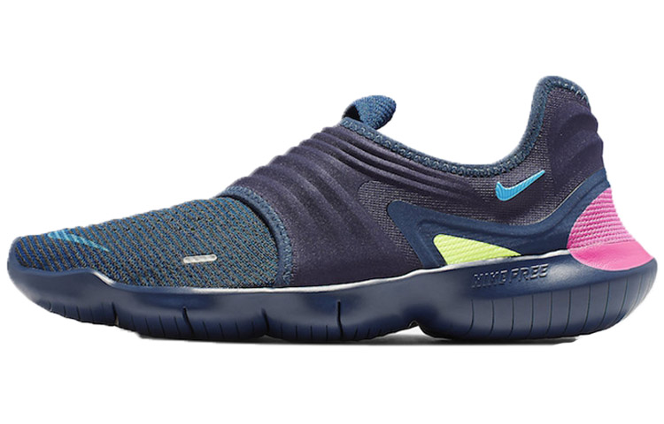 Buy Nike Free RN Flyknit 3.0 'Midnight Navy' Sepatu Lari Pria Terbaru AQ5707-400