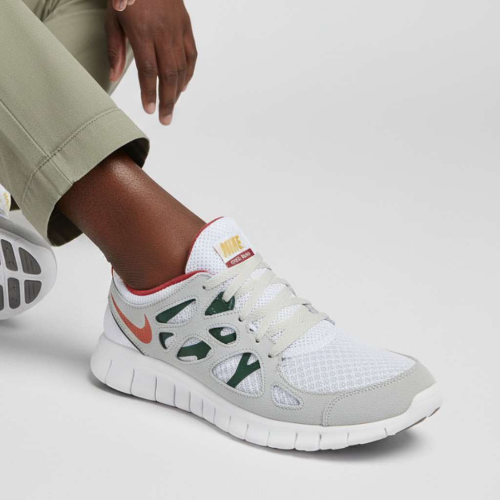 Order ナイキ フリー ラン 2 "グレー/シナバー/ゴージグリーン" 537732-102