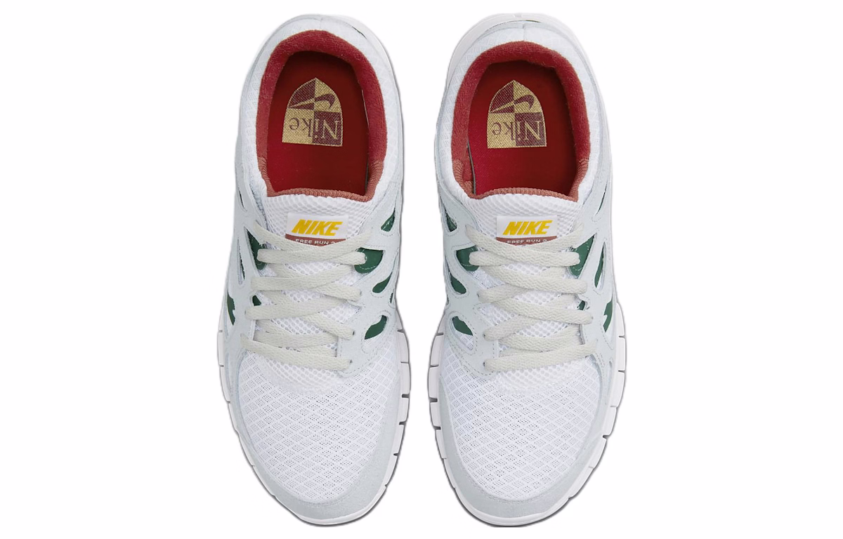 Nike Free Run 2 'Grey Cinnabar Gorge Green'