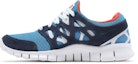 Lookbook Nike Free Run 2 'Light Photo Blue Orange' Lelaki Perempuan Kasut Sukan 537732-403