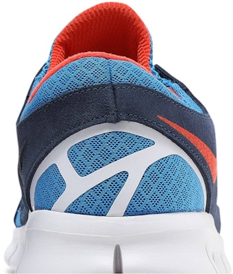 Nike Free Run 2 'Light Photo Blue Orange' Lelaki Perempuan Kasut Sukan 537732-403 Sizing Nike Free Run 2 'Light Photo Blue Orange' Lelaki Perempuan Kasut Sukan 537732-403