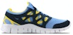 Nike Free Run 2 Biru Universiti Kuning Navy Strike 537732-408