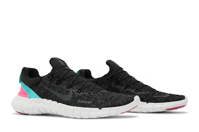 Nike Free Run 5.0 'Black Dynamic Turquoise' CZ1884-005