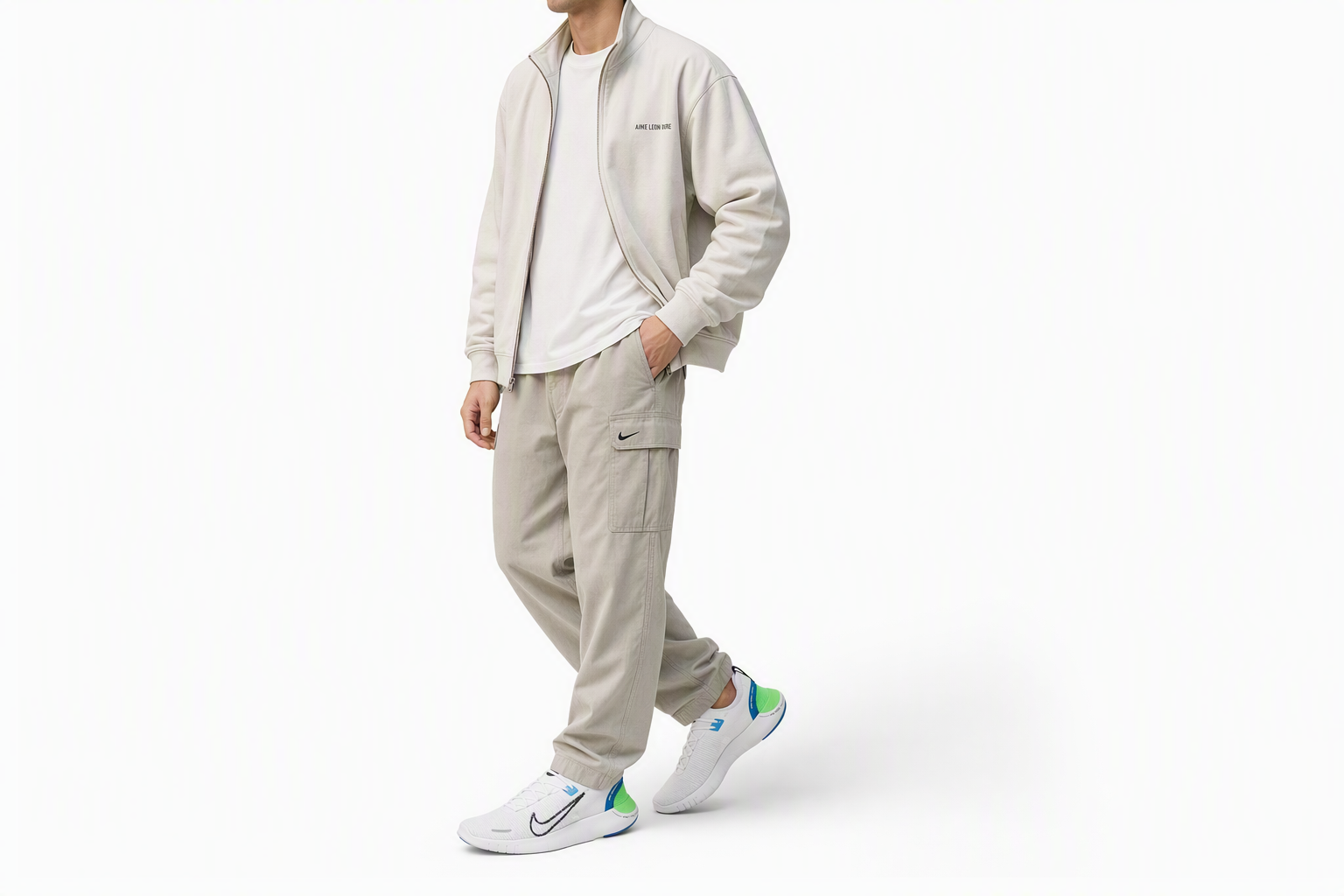 Order Nike Free Run NN 防滑耐磨 低筒 跑步鞋 男款 白色