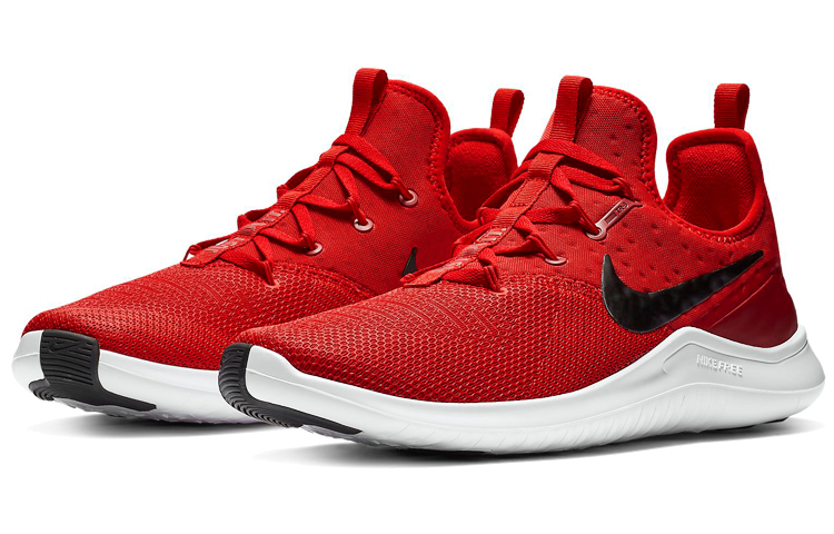 Lookbook Nike Free TR 8 'University Red' Lelaki Wanita Kasut Merah Universiti CD9473-601