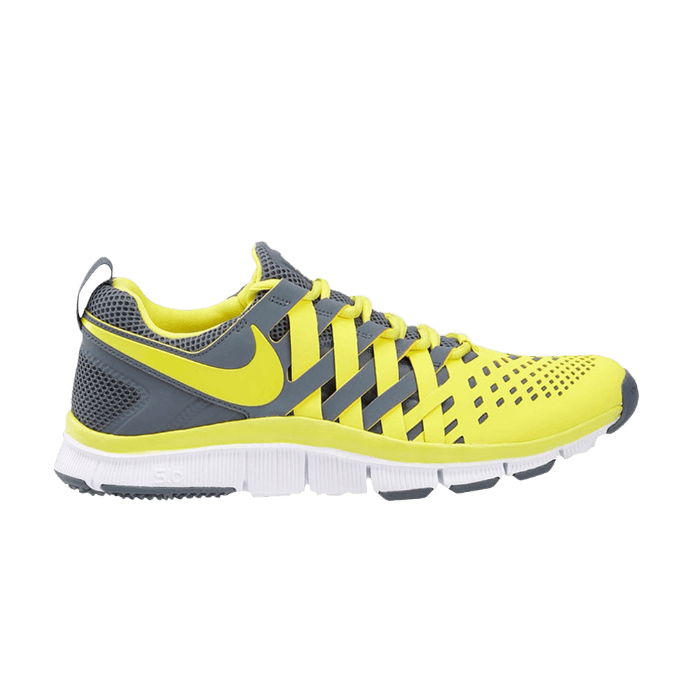 Nike free trainer 5.0 blue and yellow best sale