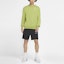 Shop Nike French Terry Swoosh Gradient Crewneck Pullover in Pear Green DB9408-310