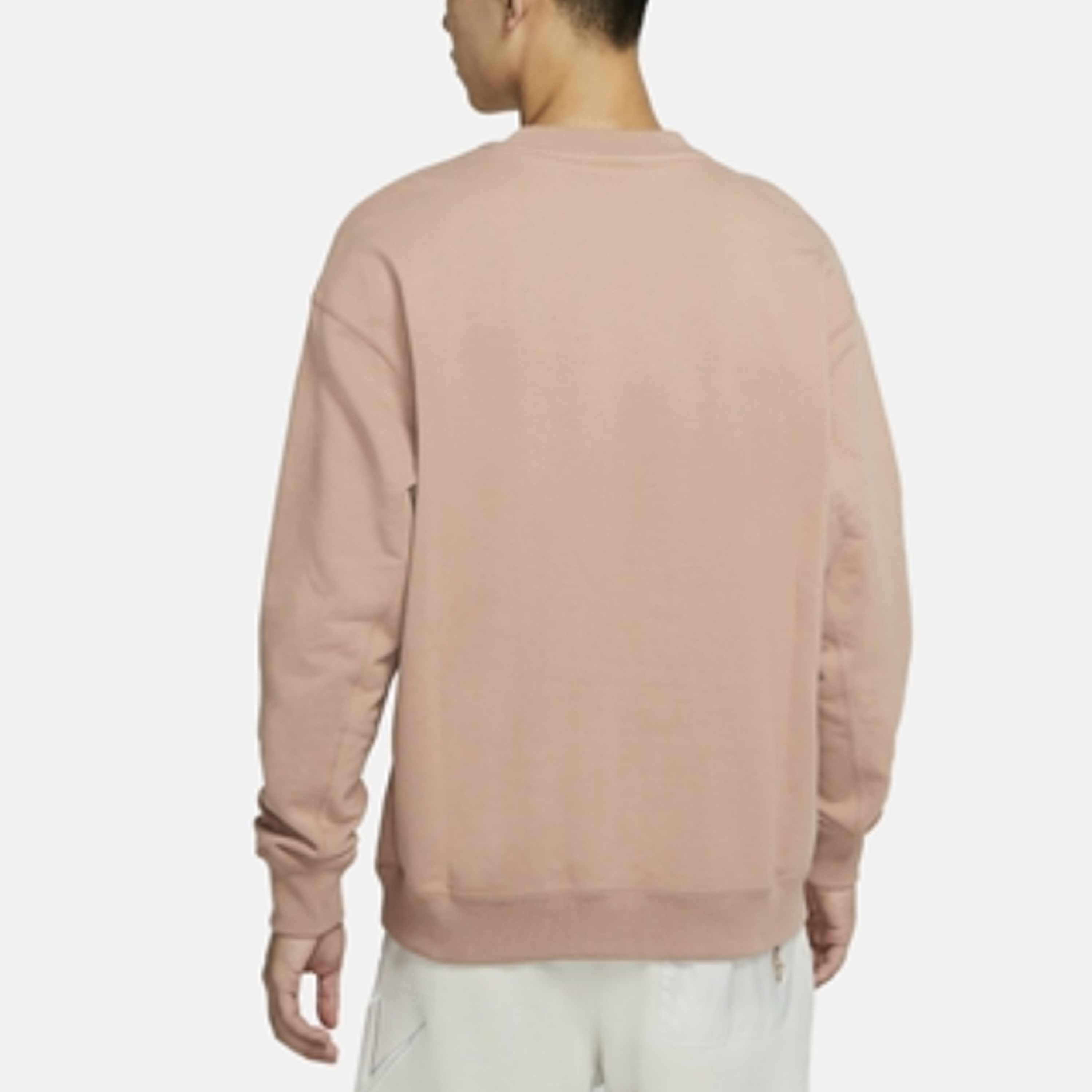 Nike French Terry Swoosh Pullover Sweatshirt Light Brown DB9408-222 圖 5