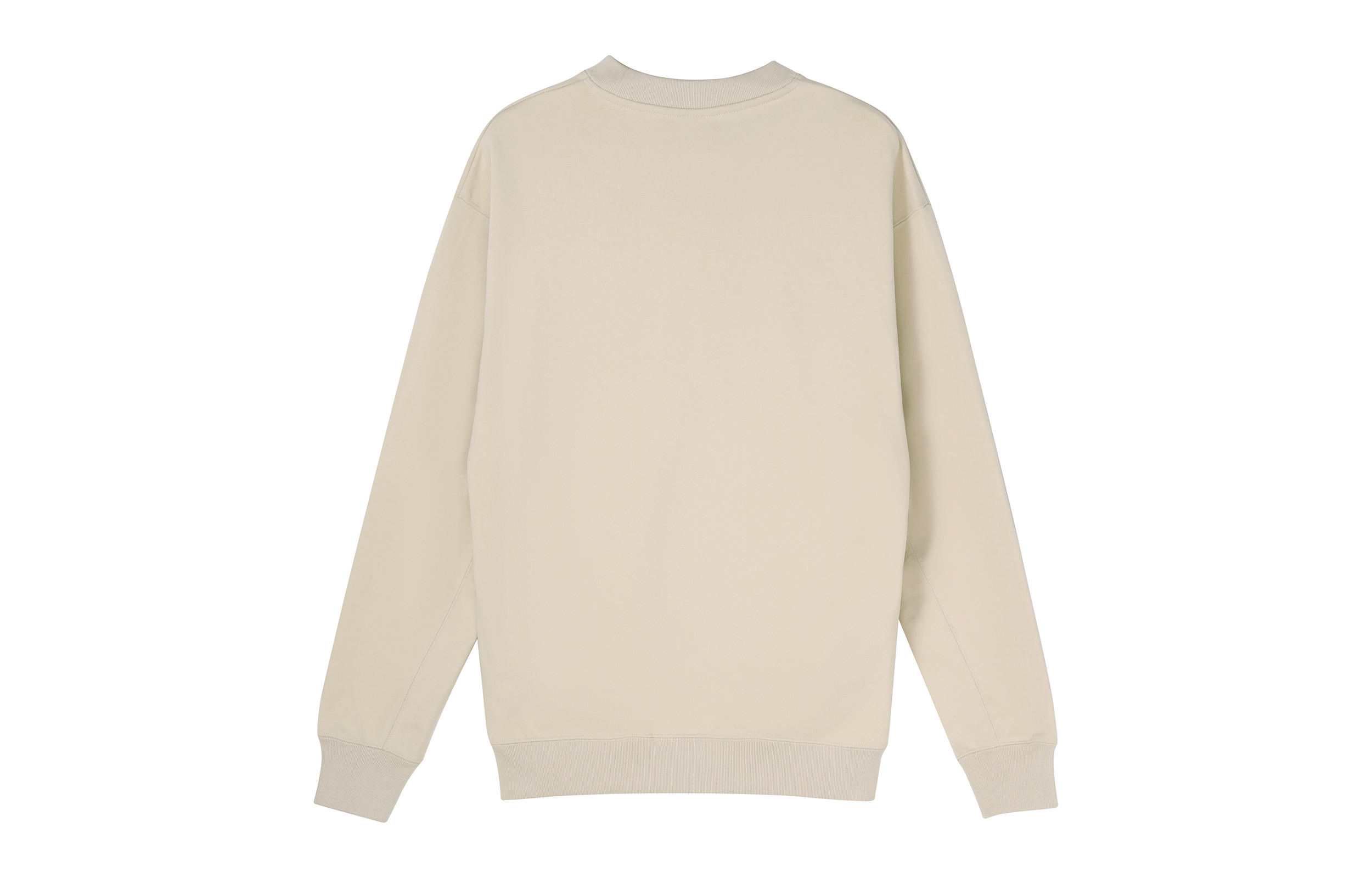 Lookbook 耐克法式毛圈Swoosh燕麦色春季圆领套头衫 DB9408-122