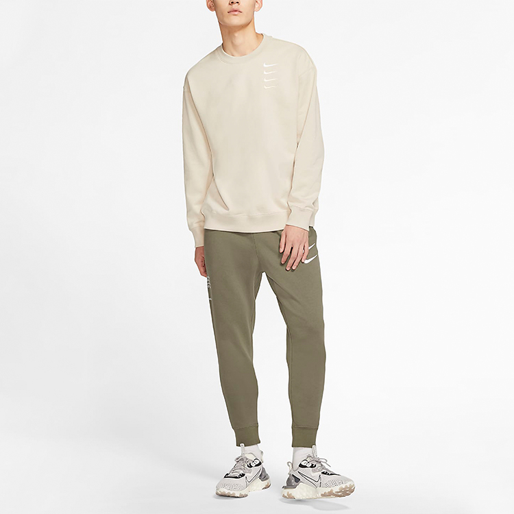 Details for 耐克法式毛圈Swoosh燕麦色春季圆领套头衫 DB9408-122