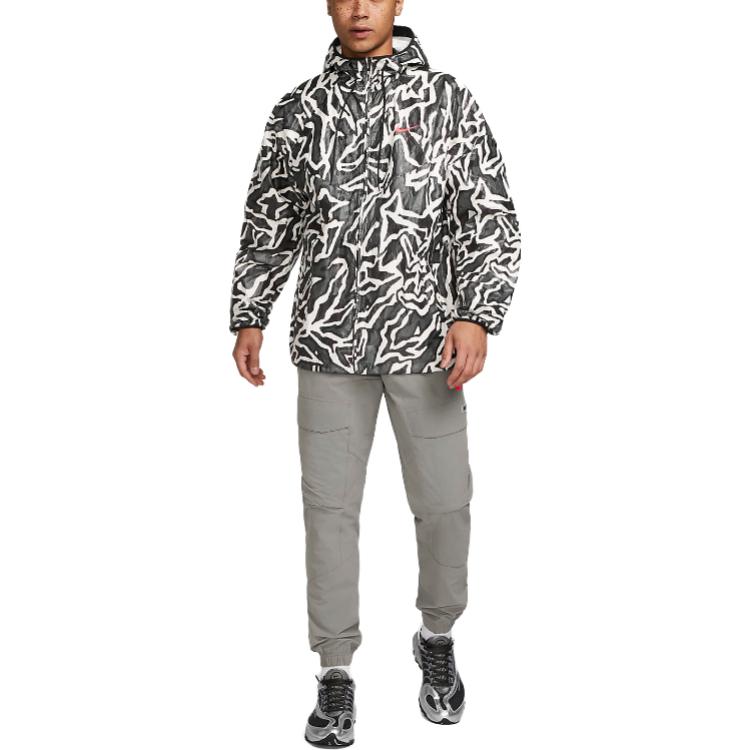 Nike Full-Print Logo Colorblock Zip-Up Hoodie Jacket DX0035-060 圖 4