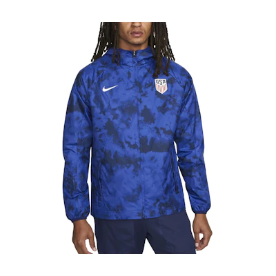 Nike Full-Print Zip Hoodie Jacket Blue DN1084-452