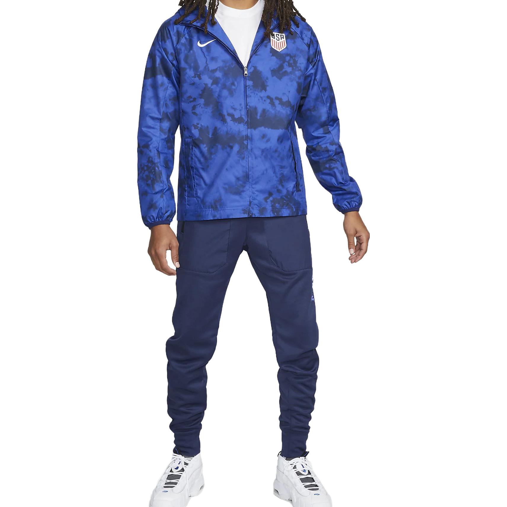 Nike Full-Print Zip Hoodie Jacket Blue DN1084-452 圖 4