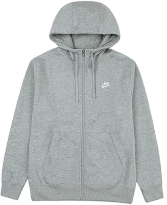 Nike Jaket Hoodie Fleece Full-Zip Abu-Abu Casual Sportswear BV2645-063 Buy Nike Jaket Hoodie Fleece Full-Zip Abu-Abu Casual Sportswear BV2645-063