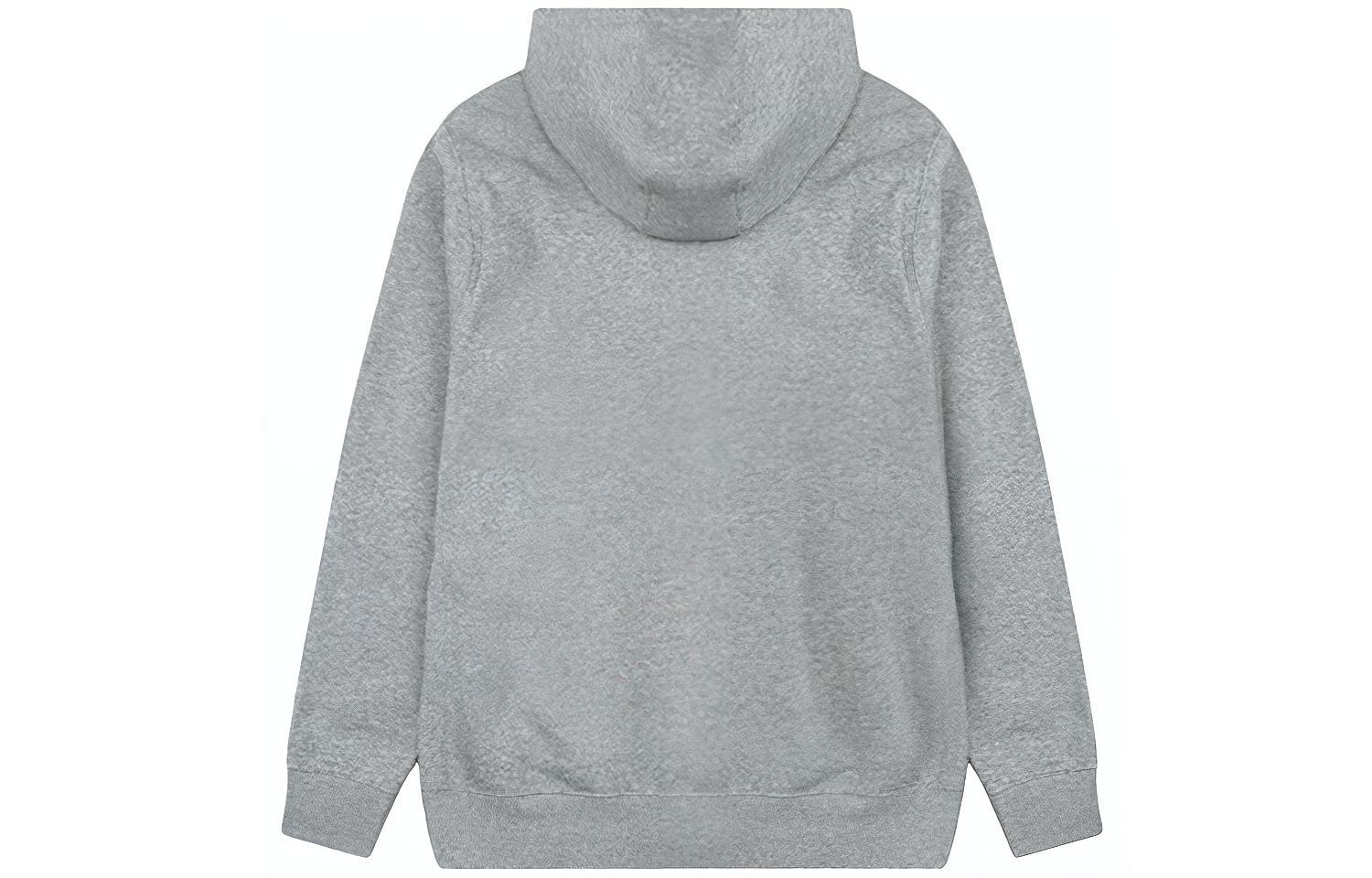 Lookbook Nike Jaket Hoodie Fleece Full-Zip Abu-Abu Casual Sportswear BV2645-063