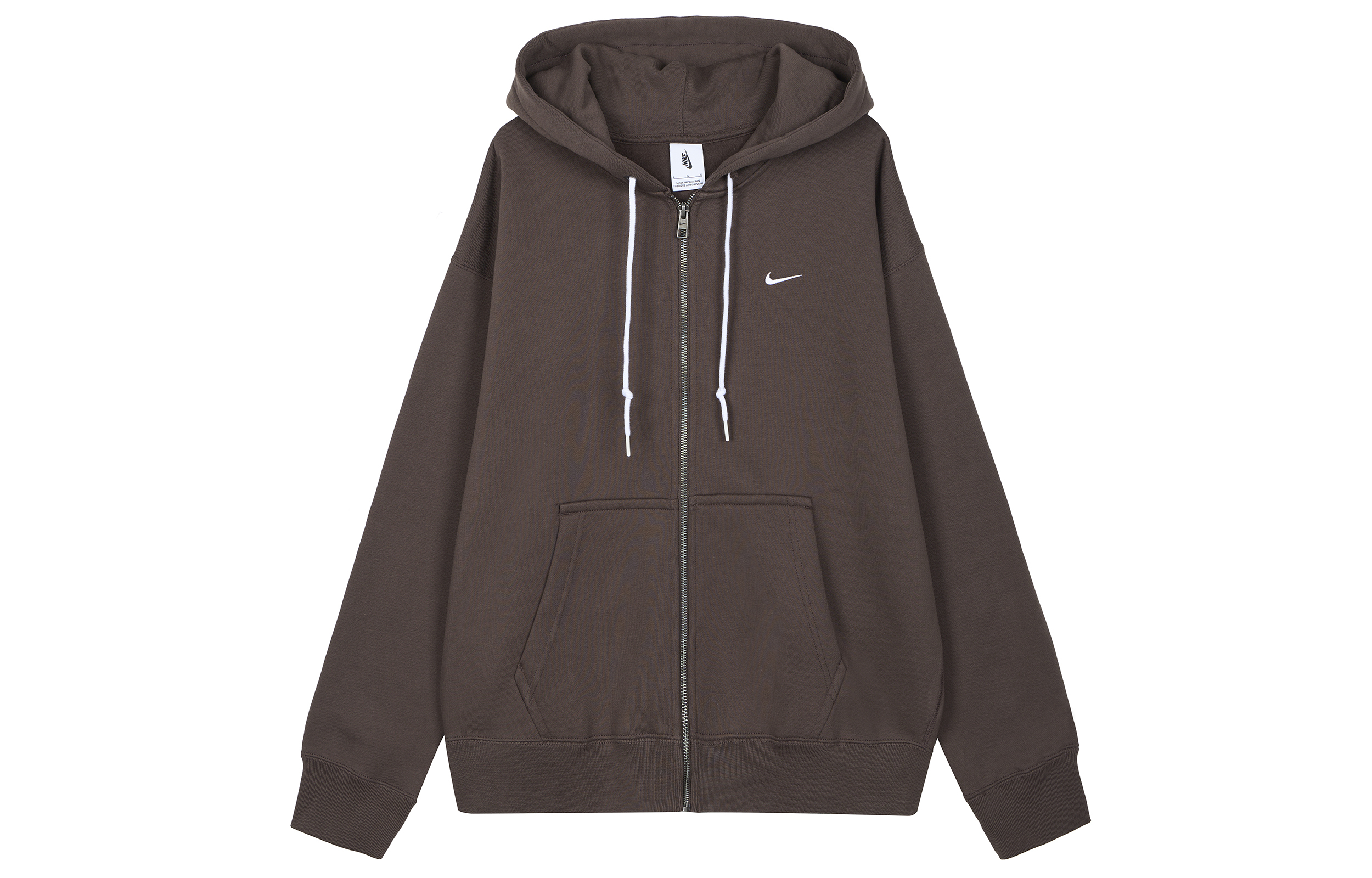 Nike Full-Zip Hoodie Baroque Brown Retro Vintage Style Sweatshirt DR0404-237