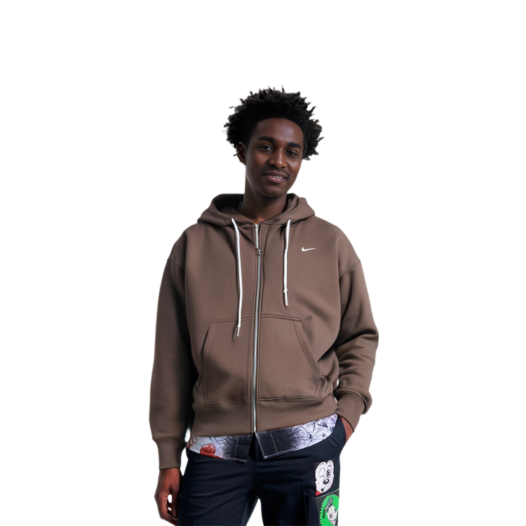 Nike Full-Zip Hoodie Baroque Brown Retro Vintage Style Sweatshirt DR0404-237 圖 7
