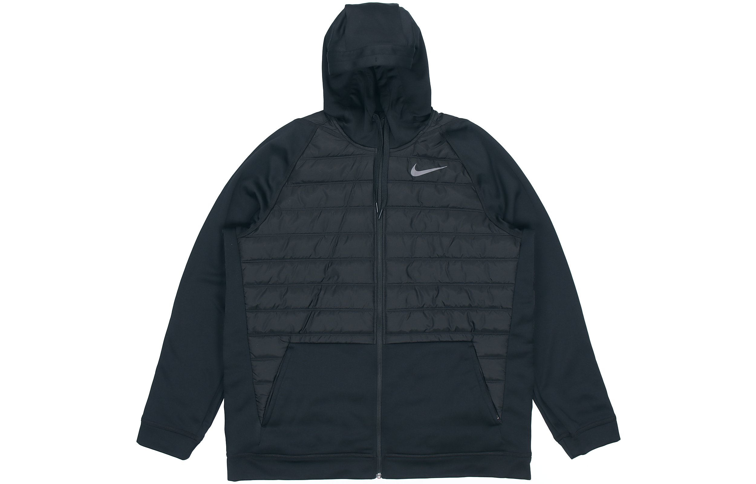 Nike Full-Zip Hoodie Jacket Solid Color Black CZ4342-010