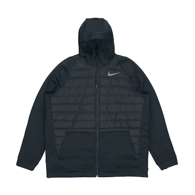 Nike Full-Zip Hoodie Jacket Solid Color Black CZ4342-010