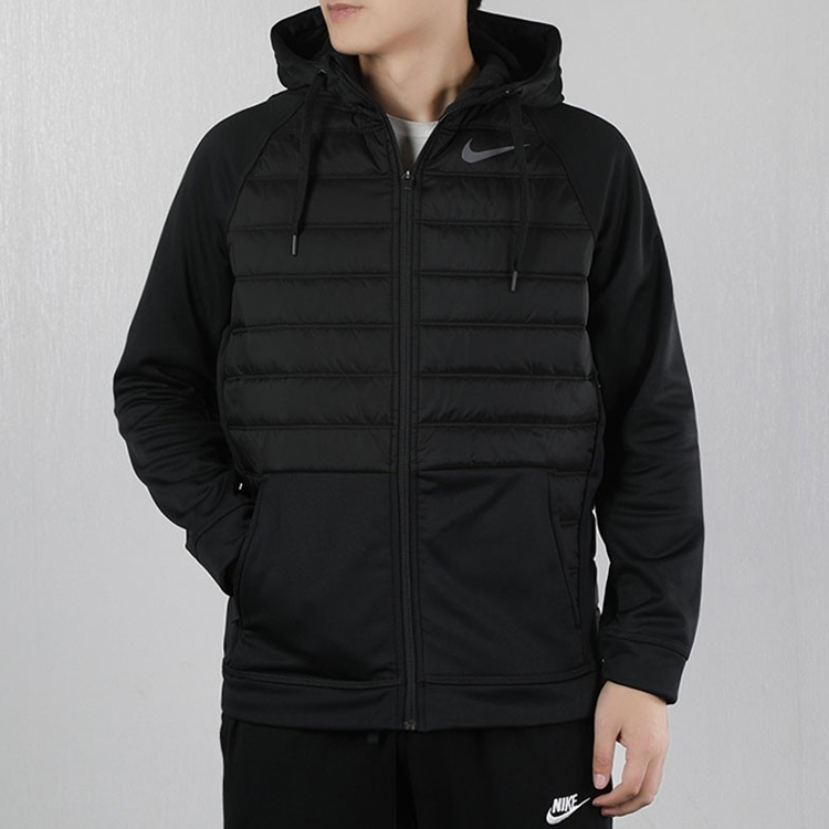 Nike Full-Zip Hoodie Jacket Solid Color Black CZ4342-010 圖 4