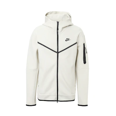 Nike Full-Zip Logo Printed Hoodie Jacket Men’s White FW22 CU4490-072
