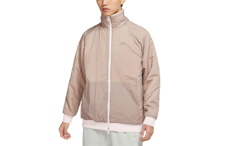 Nike Full-Zip Reversible Logo Stand Collar Jacket Soft Pink BQ6546-640 圖 3