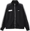 Buy Nike Jaket Full-Zip Hitam dengan Kerah Berdiri dan Motif Garis FB7037-010