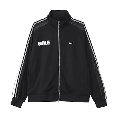 Nike Full-Zip Striped Stand Collar Jacket Black FB7037-010