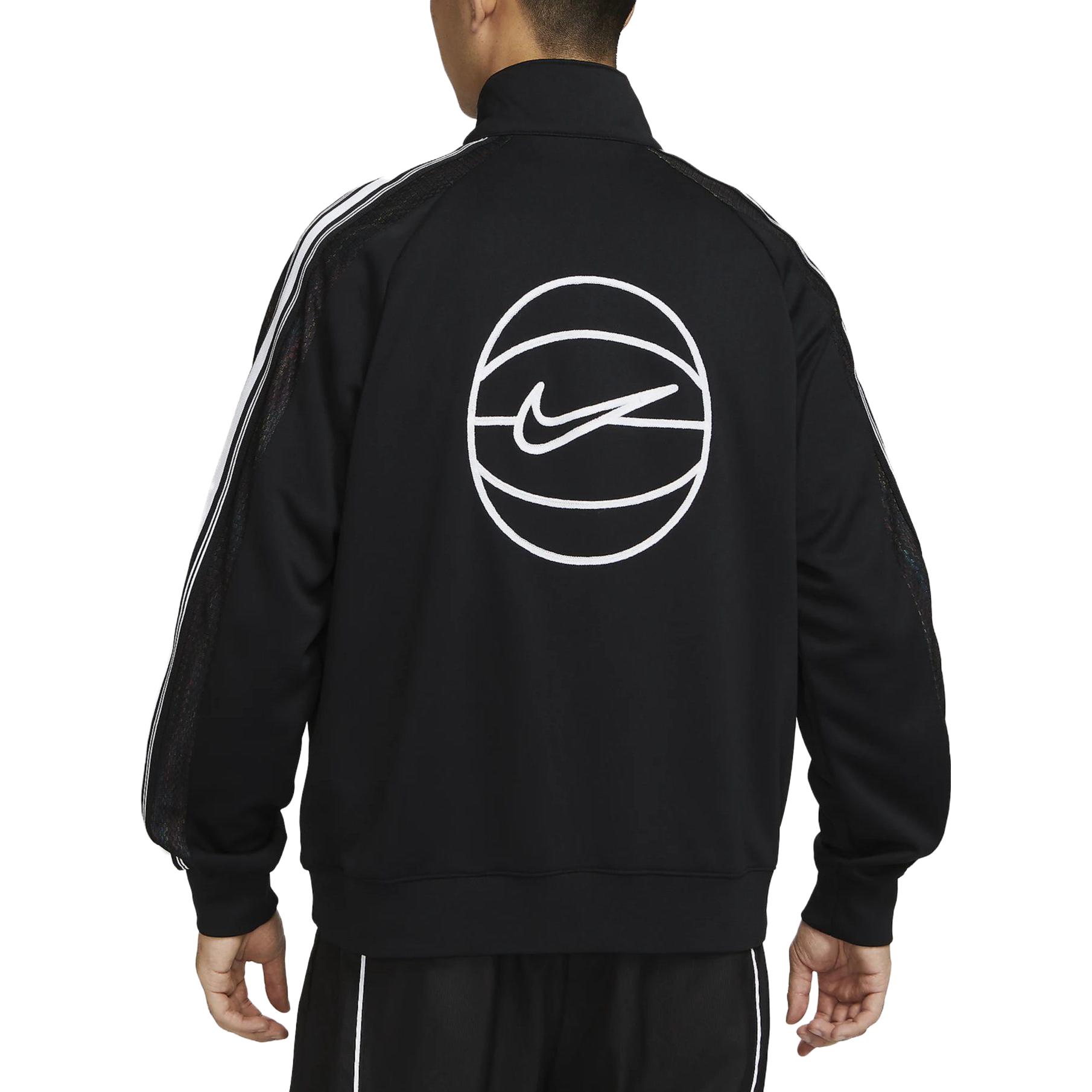 Nike Full-Zip Striped Stand Collar Jacket Black FB7037-010 圖 5