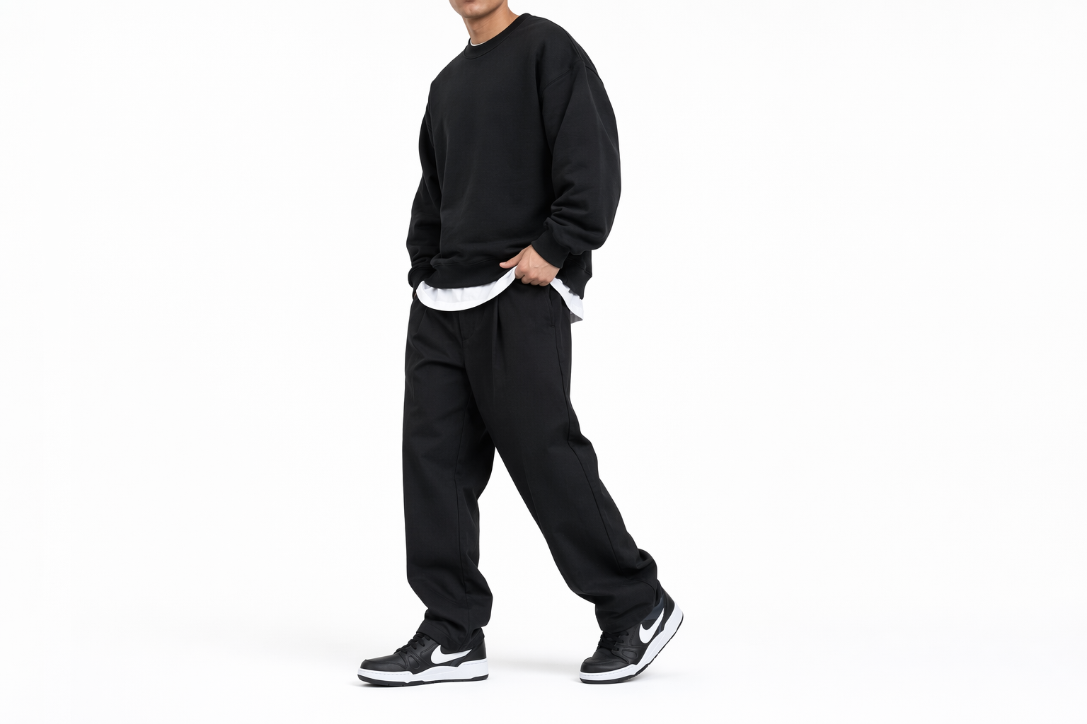 Order Nike Full Force Low ''Zwart Wit'' FB1362-001