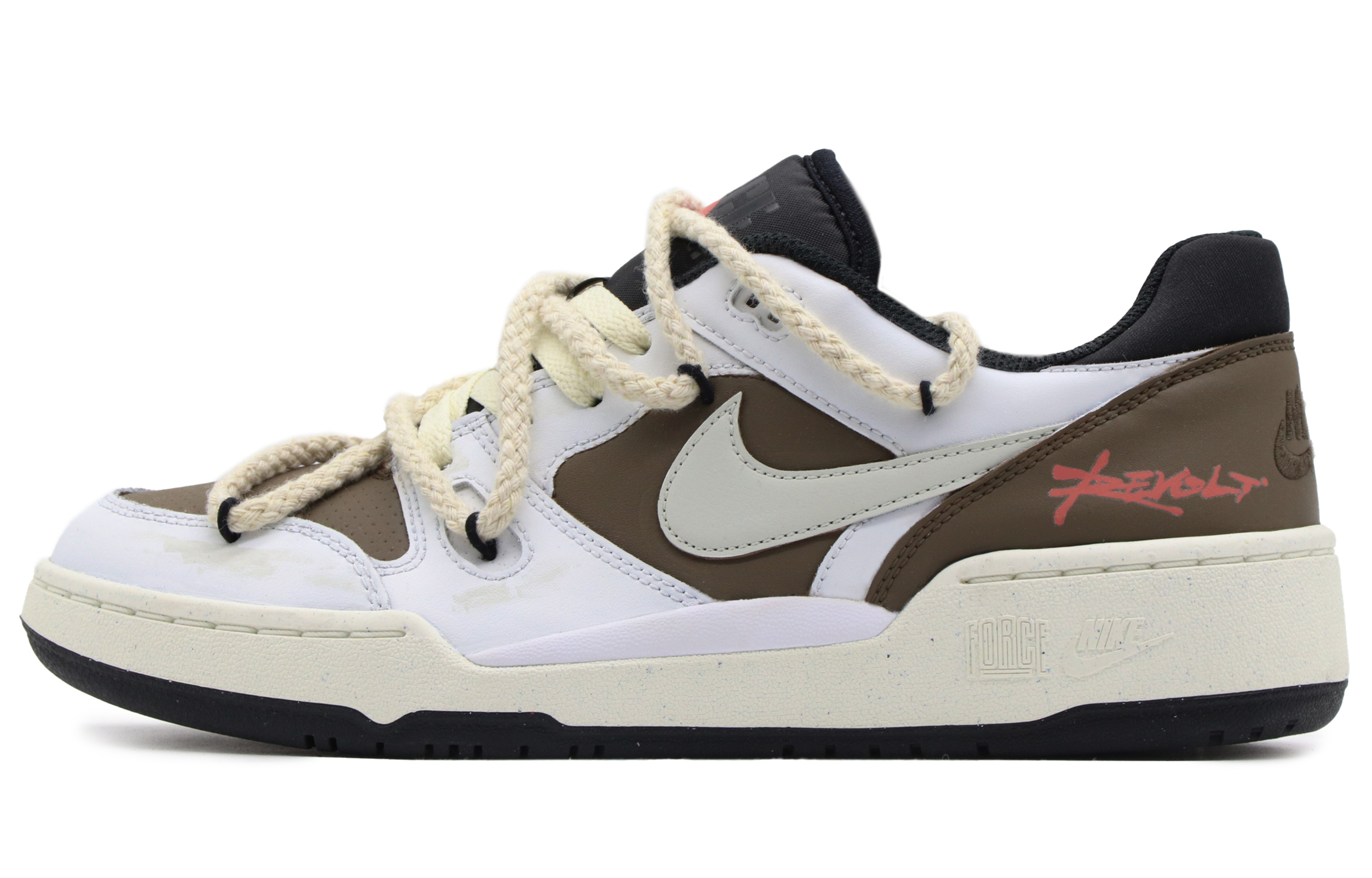 Nike Full Force Low 'Coffee White-Brown' FB1362-101-485044
