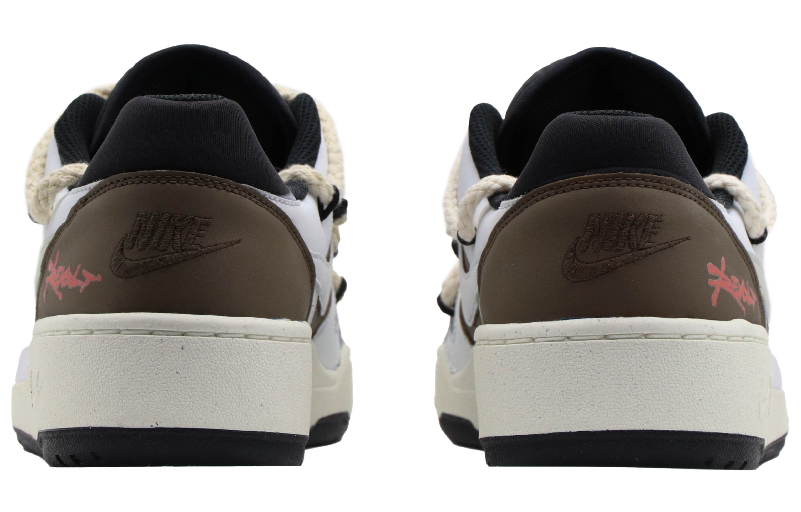 Shop 【定製球鞋】Nike Full Force Low 咖啡 BBL 戶外出遊 高街風 潮流舒適 耐磨 低幫 板鞋 男款 白棕