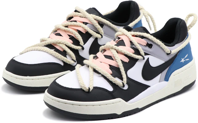 【定製球鞋】 Nike Full Force Low 科考隊 BBL 戶外出遊 高街風 潮流舒適 低筒 板鞋 黑藍 Lookbook 【定製球鞋】 Nike Full Force Low 科考隊 BBL 戶外出遊 高街風 潮流舒適 低筒 板鞋 黑藍