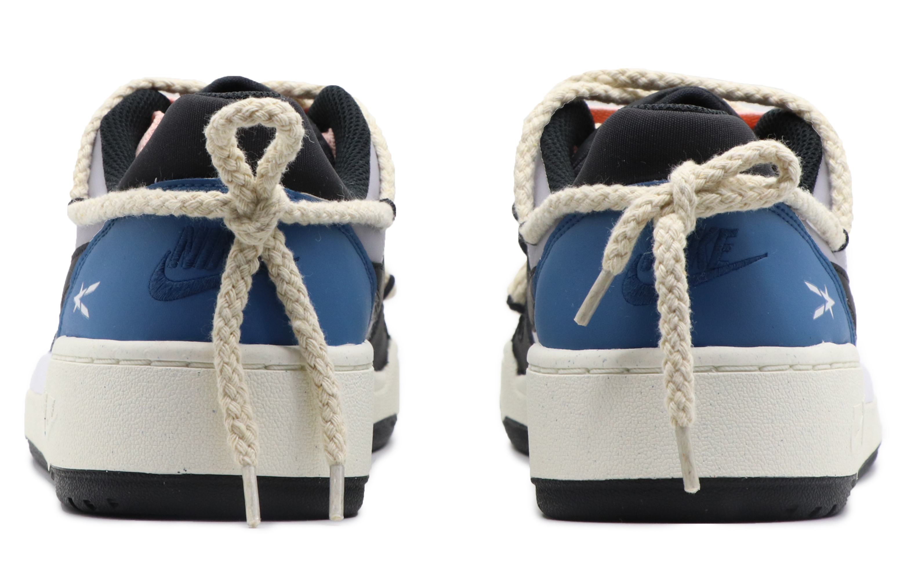 Shop 【定製球鞋】 Nike Full Force Low 科考隊 BBL 戶外出遊 高街風 潮流舒適 低筒 板鞋 黑藍