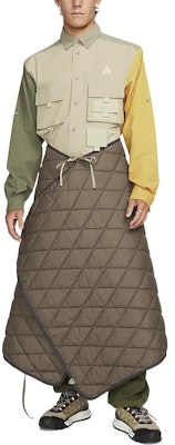 Nike FW22 Quilted Cape Coat Olive Green Solid Color Lace-Up Design DR4773-004 Shop Nike FW22 Quilted Cape Coat Olive Green Solid Color Lace-Up Design DR4773-004