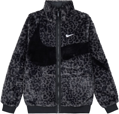 Nike FW22 Black Swoosh Faux Fur Track Jacket DH6685-011 Buy Nike FW22 Black Swoosh Faux Fur Track Jacket DH6685-011