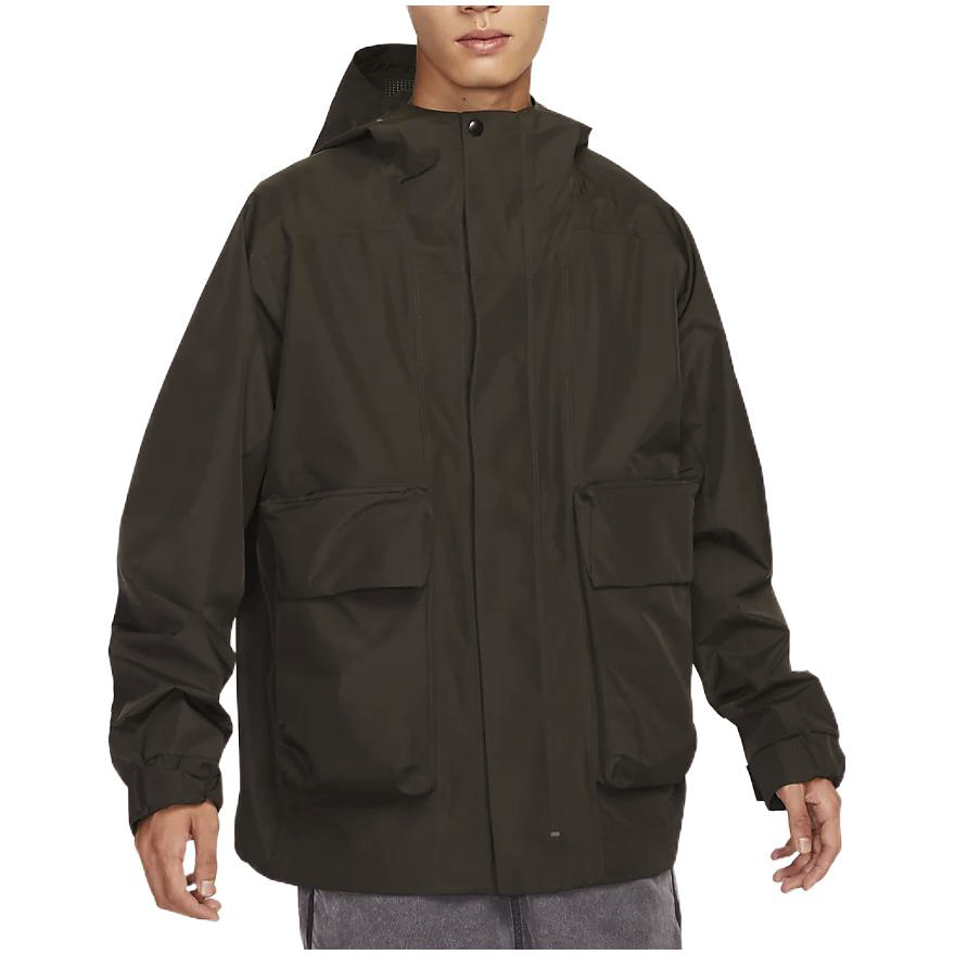 Nike FW22 Olive Green Solid Color Hooded Casual Jacket DQ4273-355 圖 5