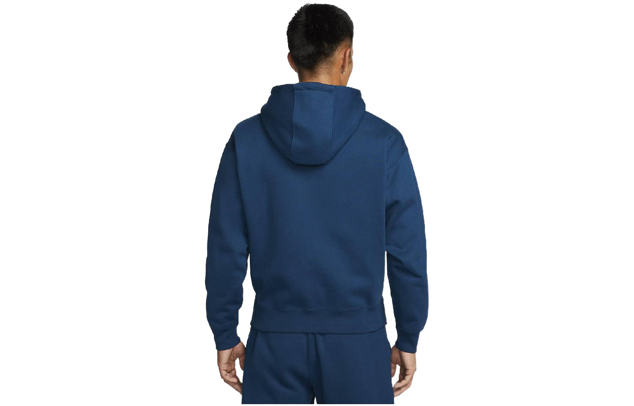 Nike FW22 Unisex Solid Color Pullover Hoodie Blue DA0316-460 圖 5