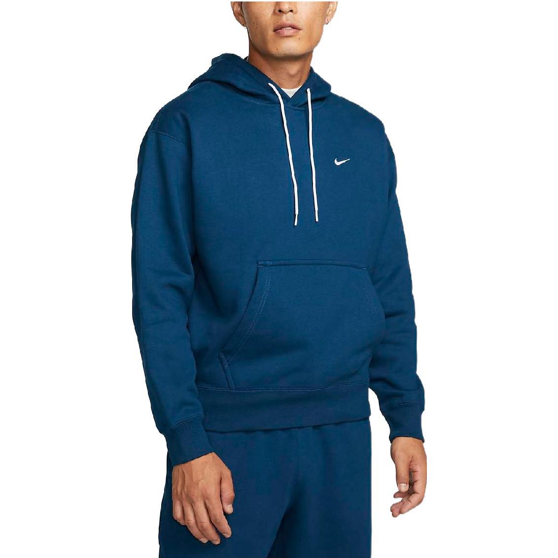 Nike FW22 Unisex Solid Color Pullover Hoodie Blue DA0316-460 圖 6