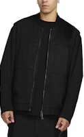 Order Nike FW24 Computational Bomber Jacket Unisex Black - Minimalist Full-Zip Design. FQ0296-010