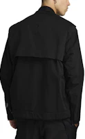 Lookbook Nike FW24 Computational Bomber Jacket Unisex Black - Minimalist Full-Zip Design. FQ0296-010