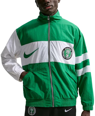 Nike FW25 Nigeria 1996 復刻配色拼接運動外套 綠色 男款。 II6993-310 Buy Nike FW25 Nigeria 1996 復刻配色拼接運動外套 綠色 男款。 II6993-310