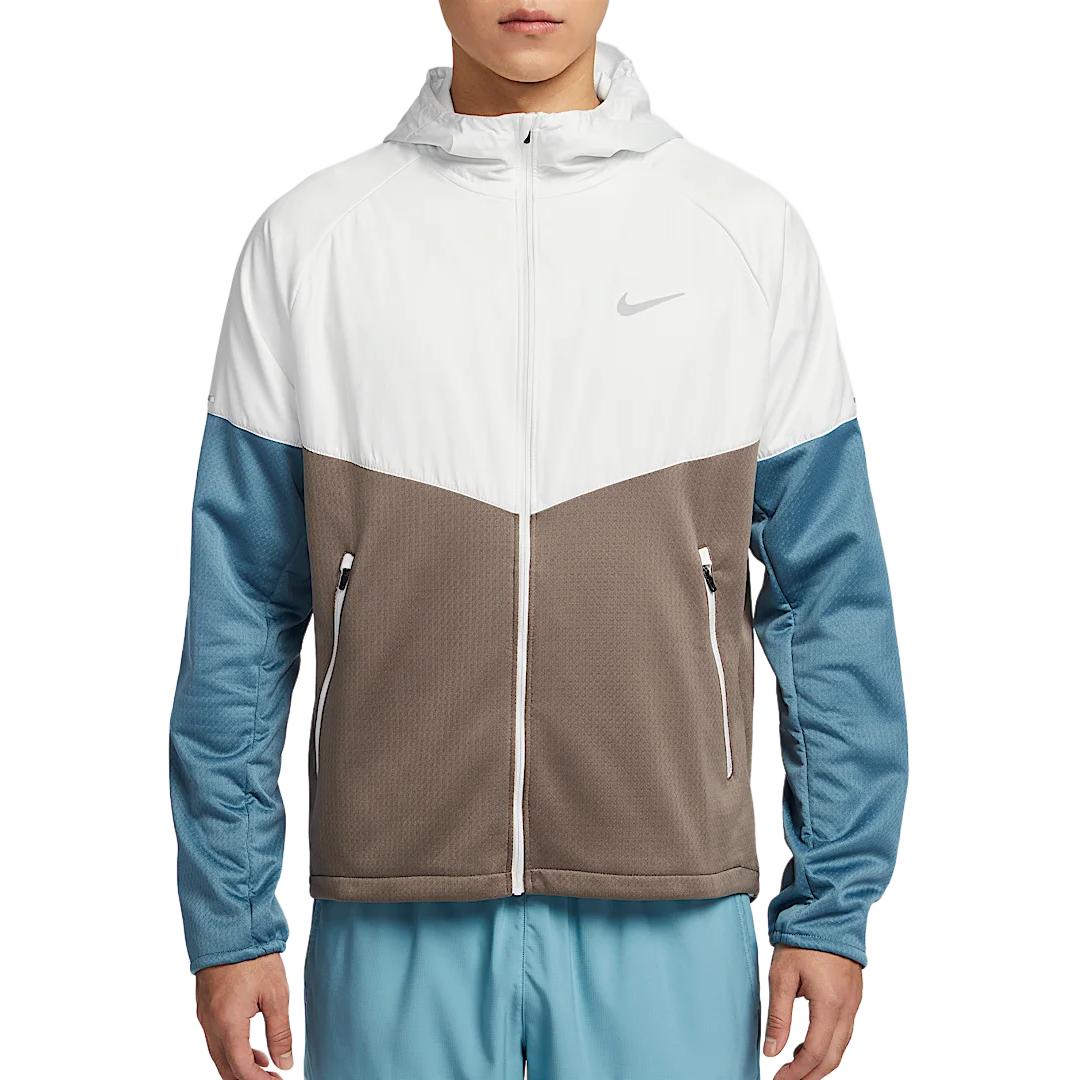 Nike FW25 Running Jacket White/Blue/Khaki - Stylish & Comfortable HV8222-121