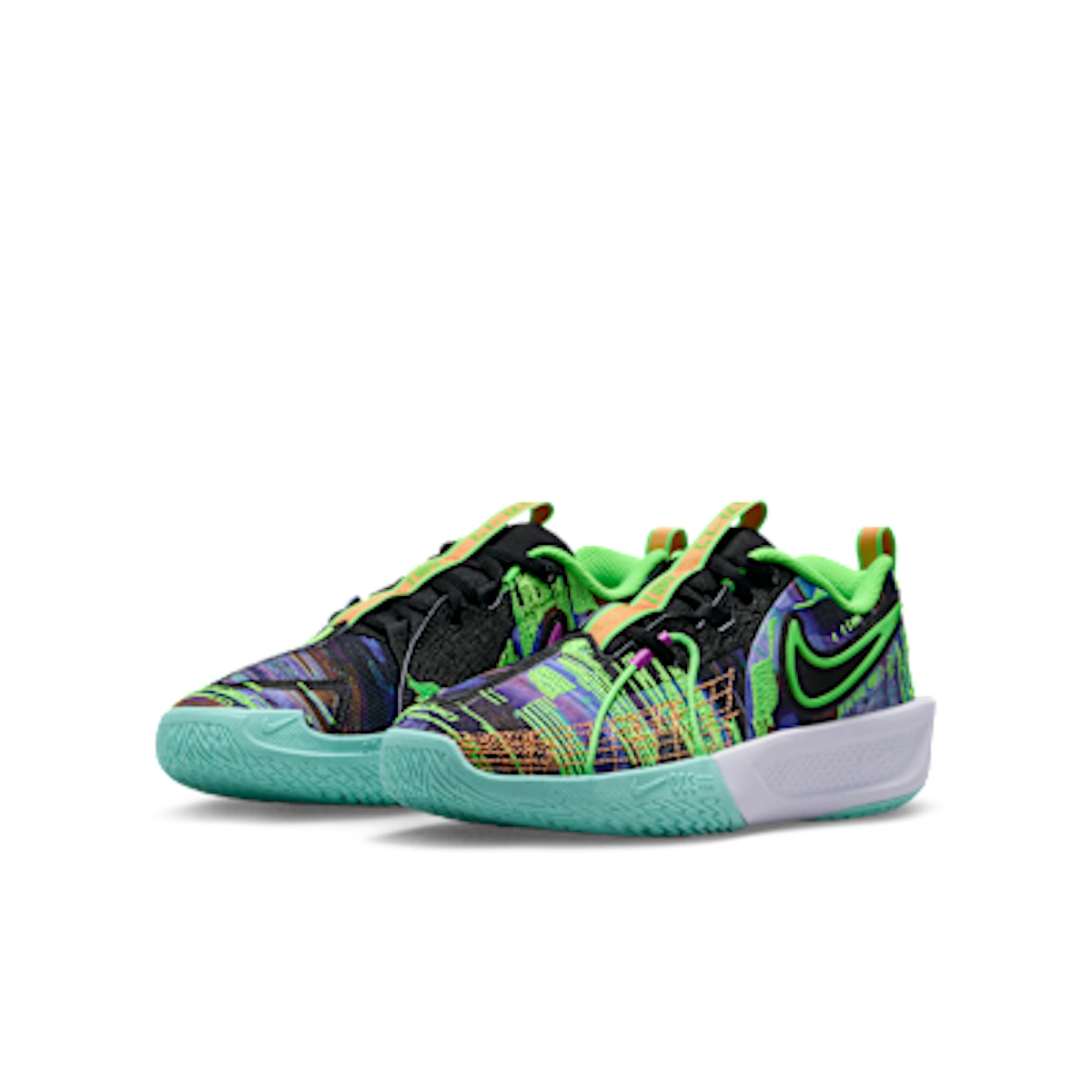(Youth) Nike G.T. Cut 3 Blue Void/Hyper Violet/Bleached Turquoise/Green Strike