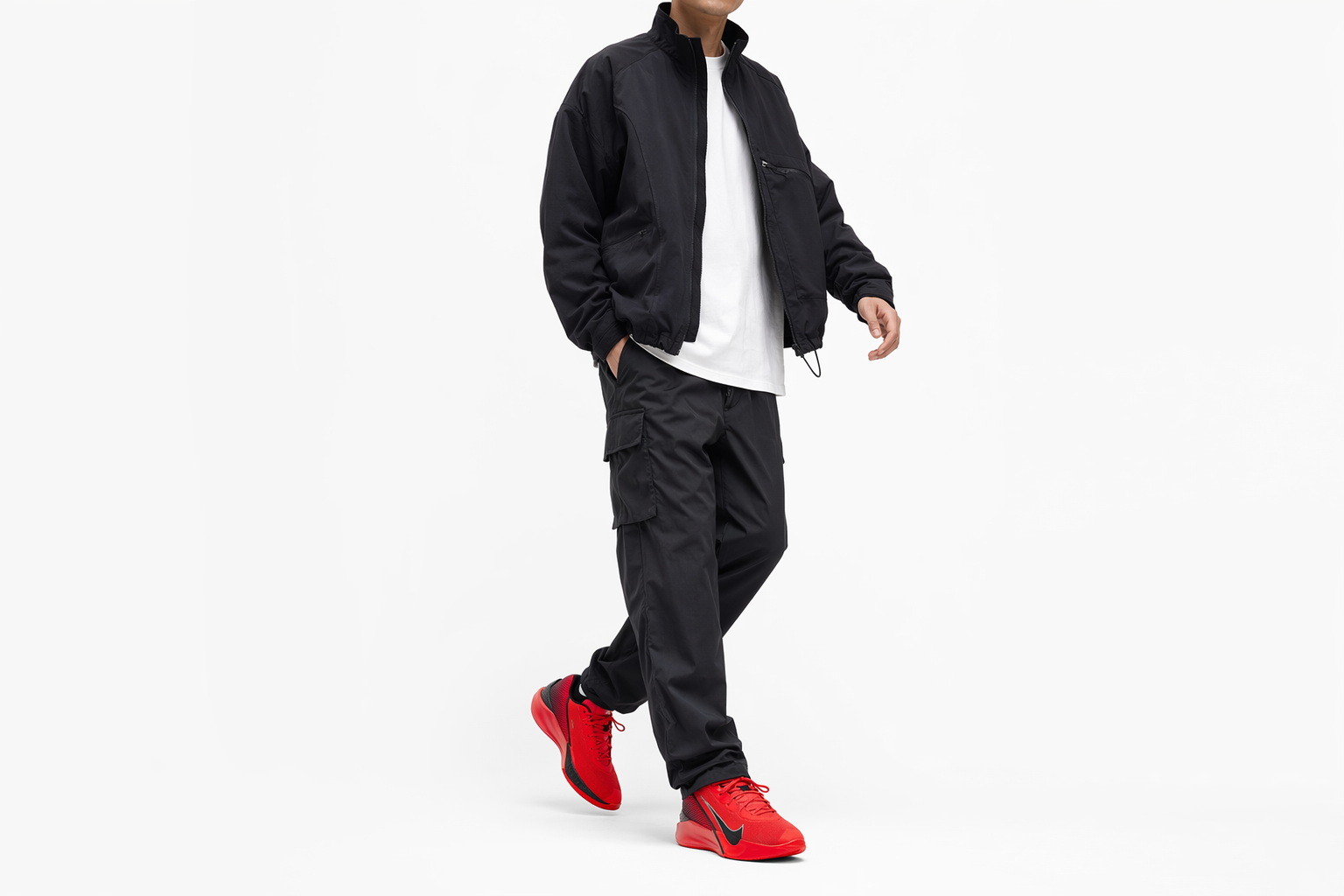 Order Nike G.T. Jump Academy Low Red Black HF1804-600