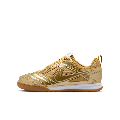 (Youth) Nike Gato LV8 Metallic Gold/White/Gum Light Brown/Metallic Gold II7084-700