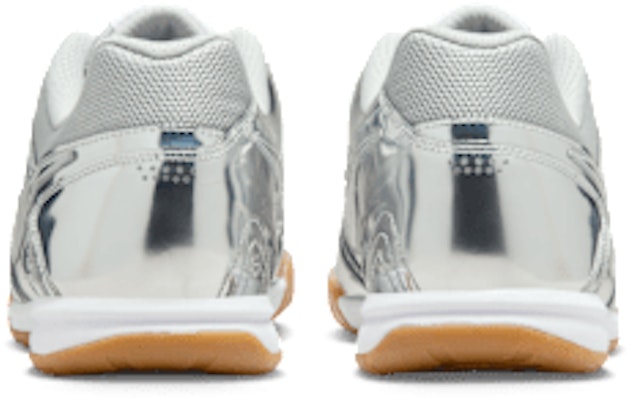 Nike Gato LV8 Metallic Silver/White/Black Light Brown/Metallic Silver IB3566-001 Details for Nike Gato LV8 Metallic Silver/White/Black Light Brown/Metallic Silver IB3566-001