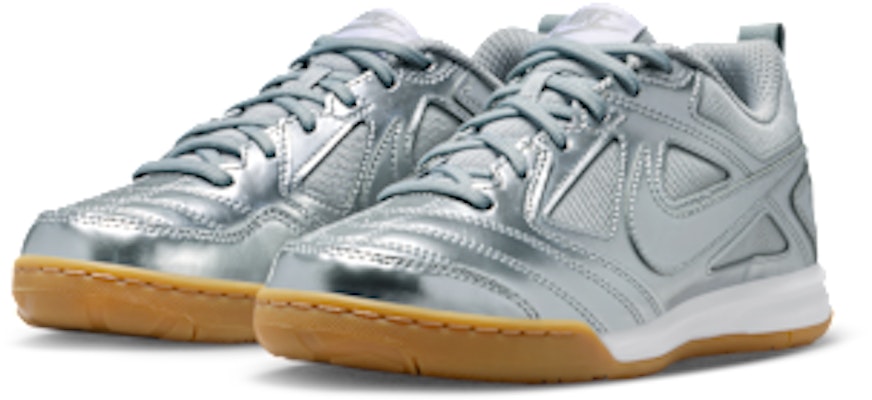 (Youth) Nike Gato LV8 Metallic Silver/White/Gum Light Brown/Metallic Silver II7084-001 Purchase (Youth) Nike Gato LV8 Metallic Silver/White/Gum Light Brown/Metallic Silver II7084-001