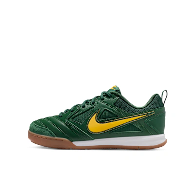 (Youth) Nike Gato Sneakers Fur/White/Gum Medium Brown/Varsity Maize